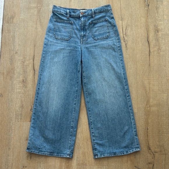 Madewell Denim - Madewell Wide-Leg Crop Women's Jeans sz 27